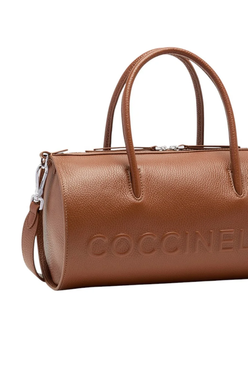 COCCINELLE Brown MYRTHA MAXI LOG Top Handle Bag for Women | Best Price UAE